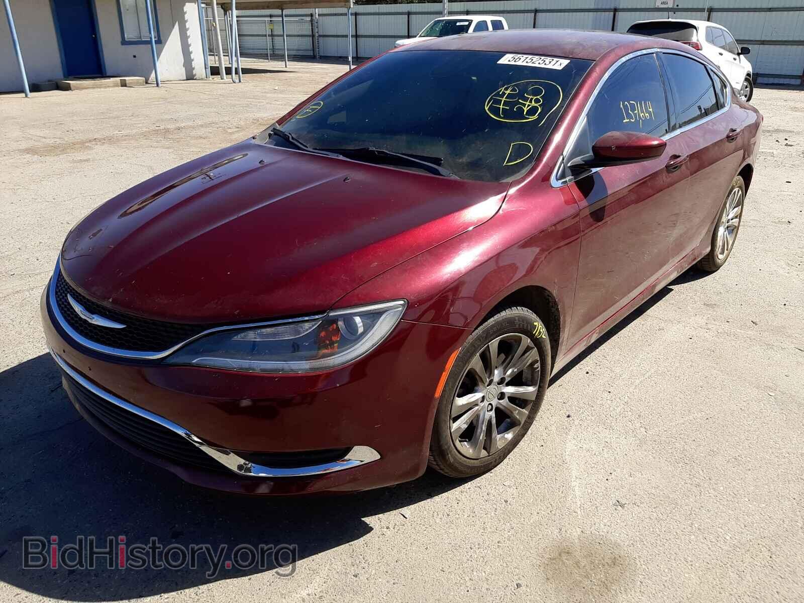 2015 CHRYSLER 200 - VIN: 1C3CCCABXFN750365 - Фото 2