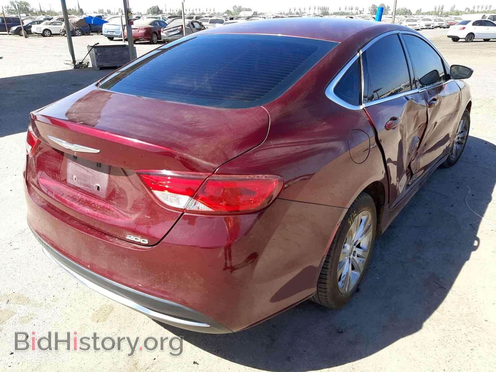 2015 CHRYSLER 200 - VIN: 1C3CCCABXFN750365 - Фото 4