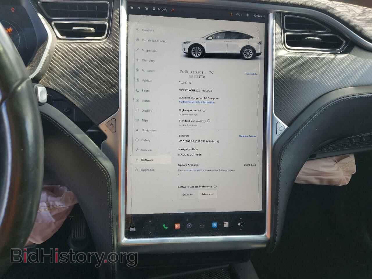 2016 TESLA MODEL X - VIN: 5YJXCBE2XGF006203 - Photo 9