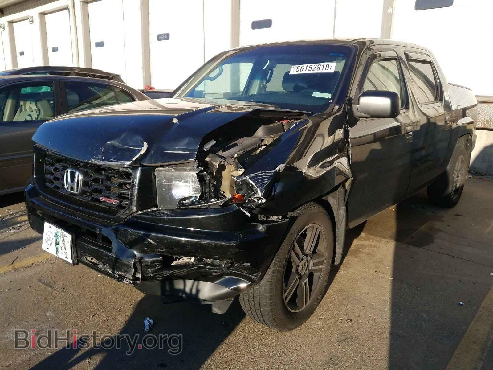 2012 HONDA RIDGELINE - VIN: 5FPYK1F74CB455597 - Фото 2