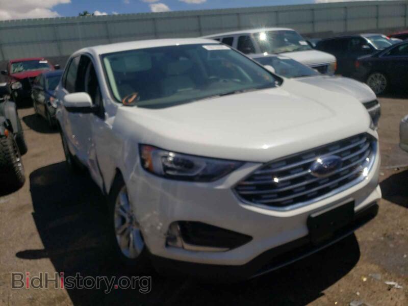 2021 Ford EDGE Edge Titan (VIN 2FMPK4K95MBA27237) — фото 1 из 10, Copart, повреждение: бок