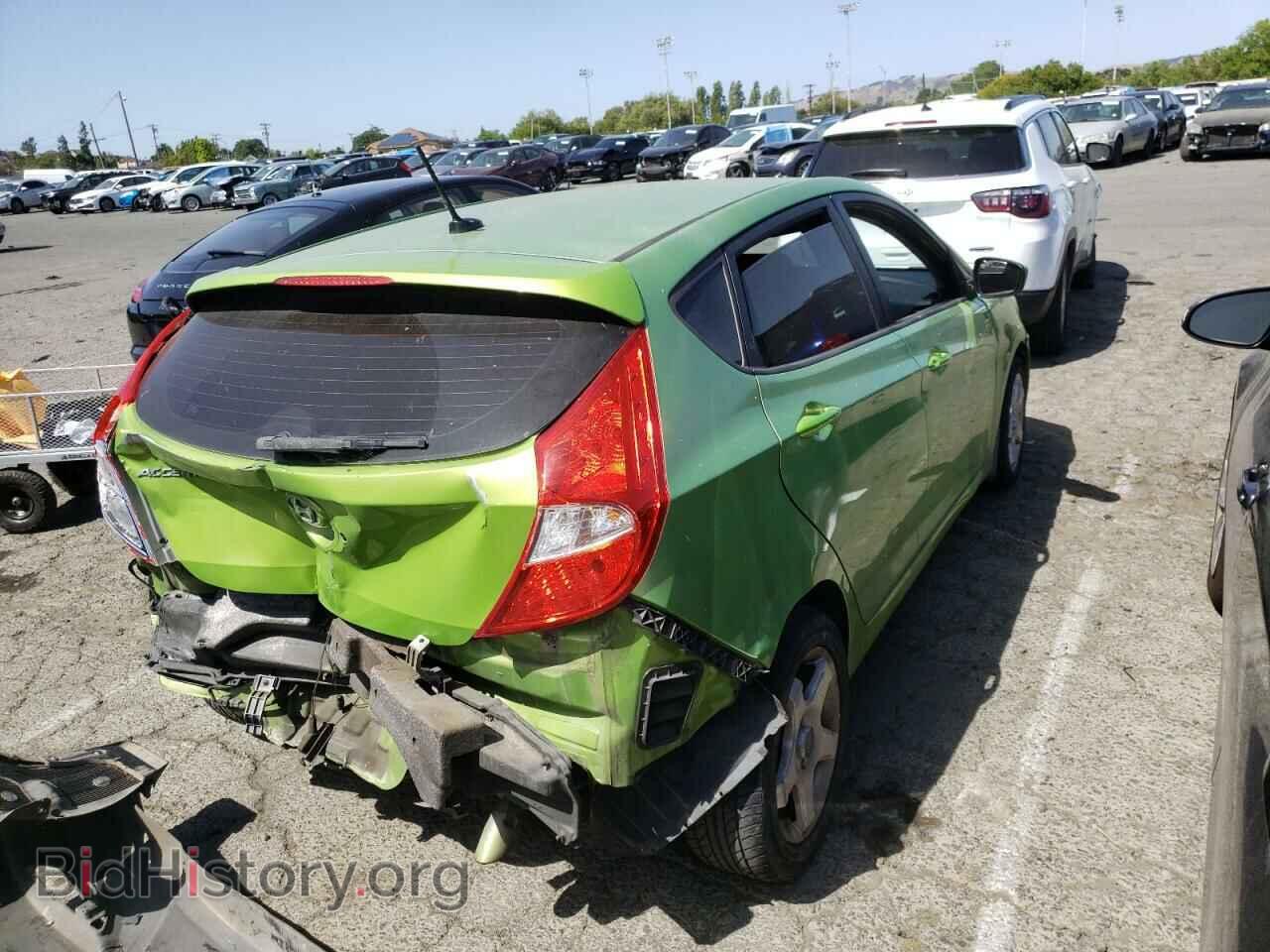 2014 HYUNDAI ACCENT - VIN: KMHCU5AE1EU185261 - Фото 3