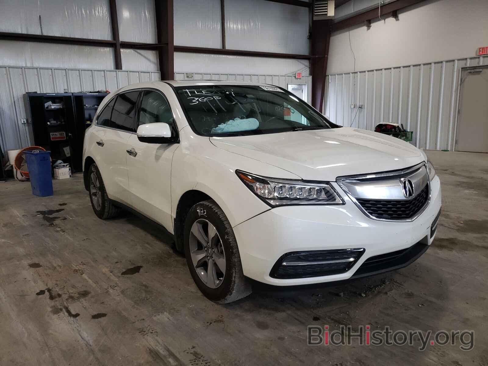 Photo 5FRYD3H26EB009114 - ACURA MDX 2014