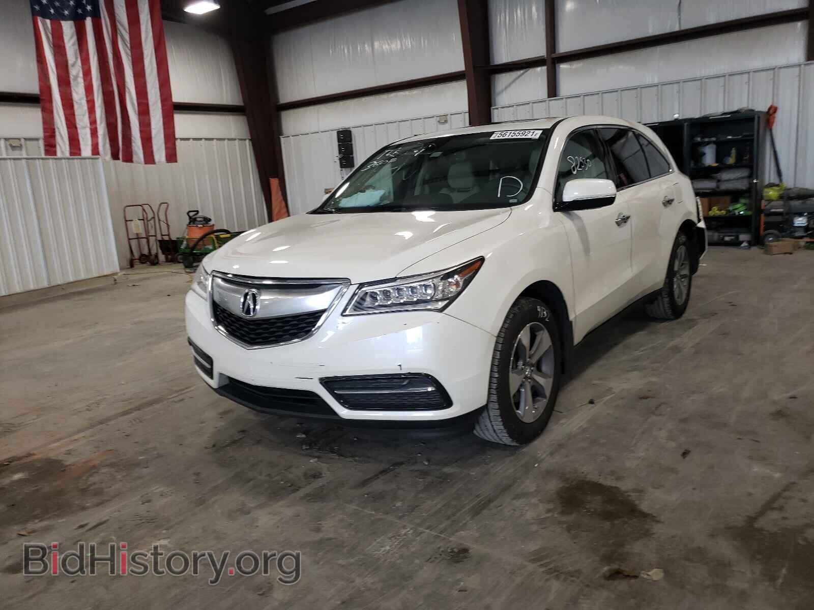2014 ACURA MDX - VIN: 5FRYD3H26EB009114 - Фото 2