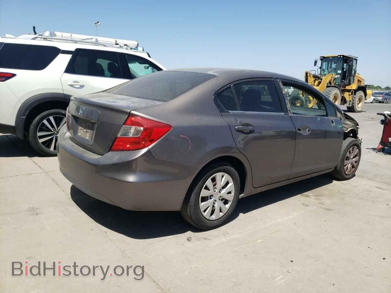 2012 HONDA CIVIC - VIN: 2HGFB2F51CH578600 - Фото 3