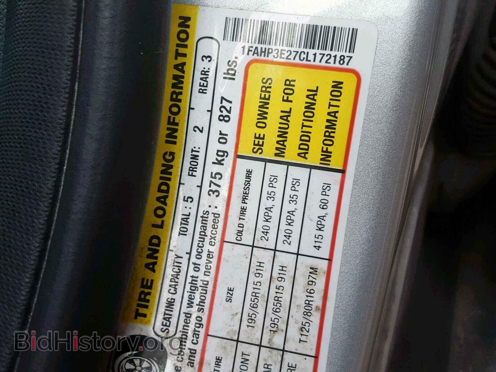2012 FORD FOCUS - VIN: 1FAHP3E27CL172187 - Photo 10