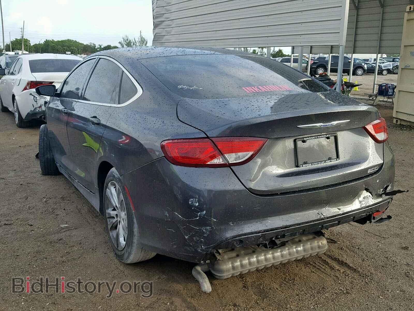 2016 CHRYSLER 200 - VIN: 1C3CCCFB1GN196000 - Фото 3