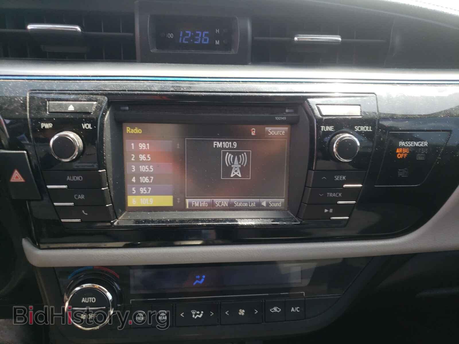 2014 TOYOTA COROLLA - VIN: 5YFBURHEXEP073701 - Фото 9