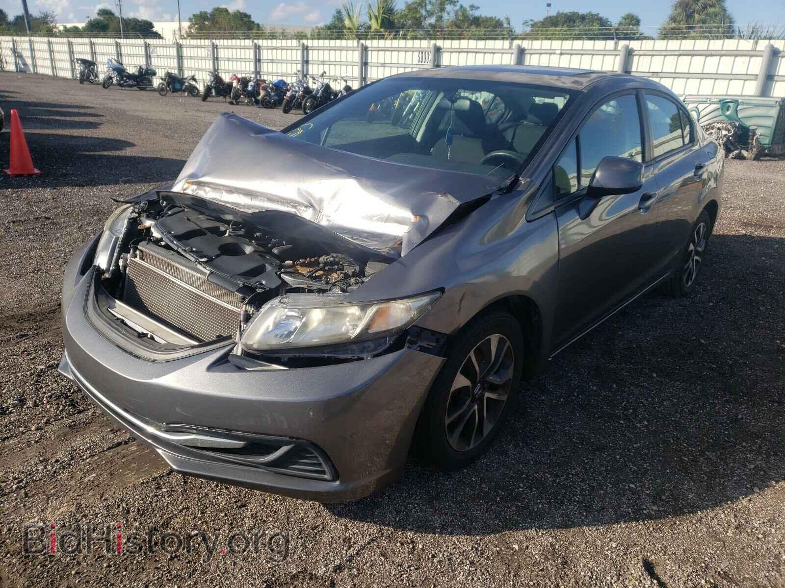 2013 HONDA CIVIC - VIN: 2HGFB2F85DH537737 - Фото 2