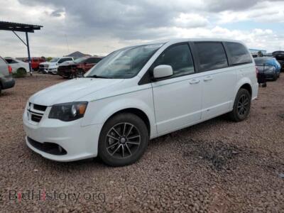 2019 Dodge CARAVAN GT, белый — VIN 2C4RDGEG2KR538007, Copart