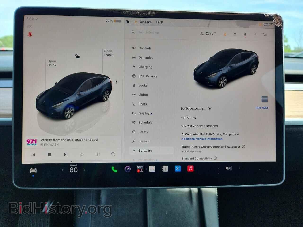 2024 TESLA MODEL Y - VIN: 7SAYGDED1RF039389 - Photo 9