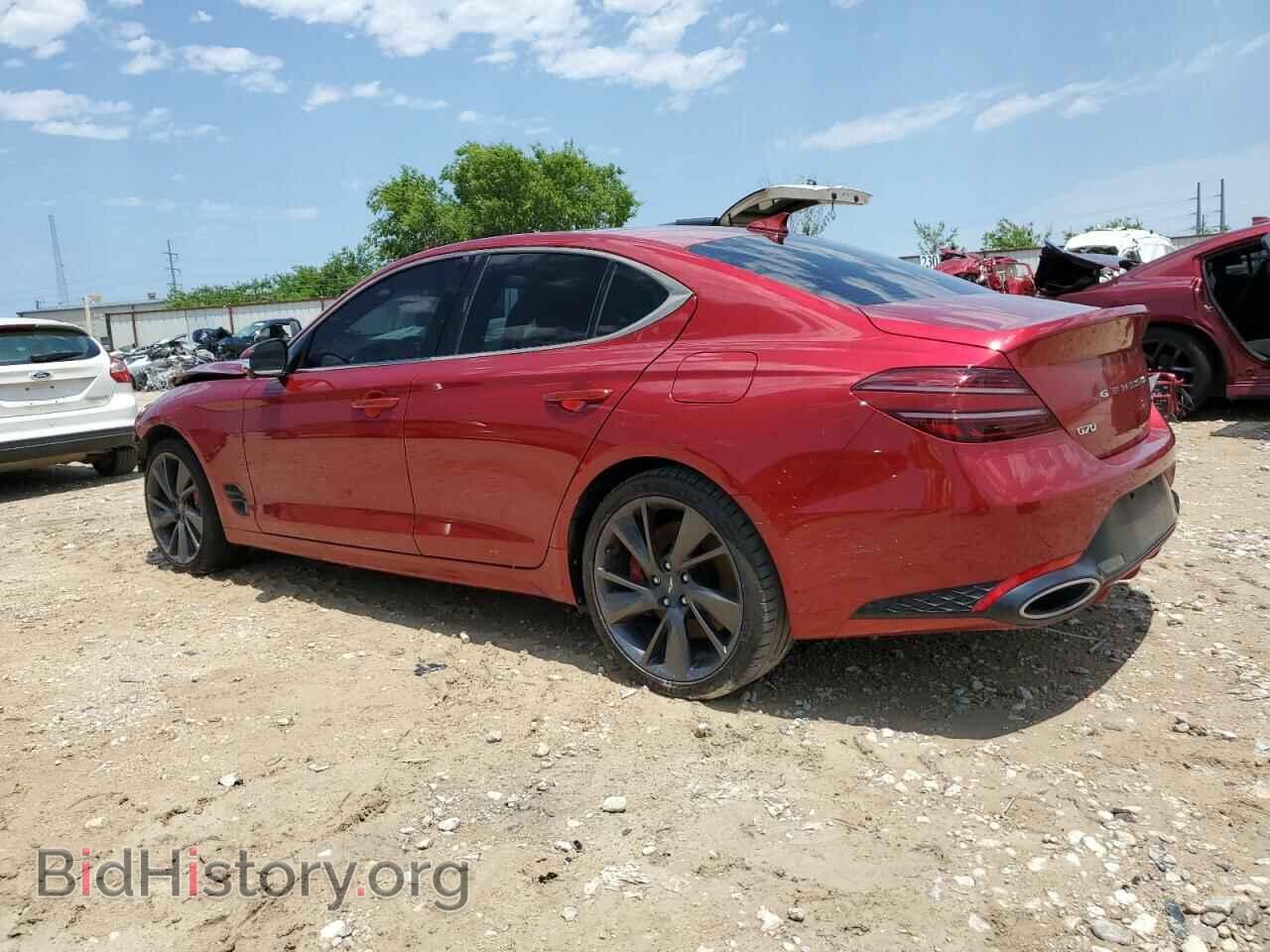 2022 GENESIS G70 BASE - VIN: KMTG54TE9NU100856 - Фото 2
