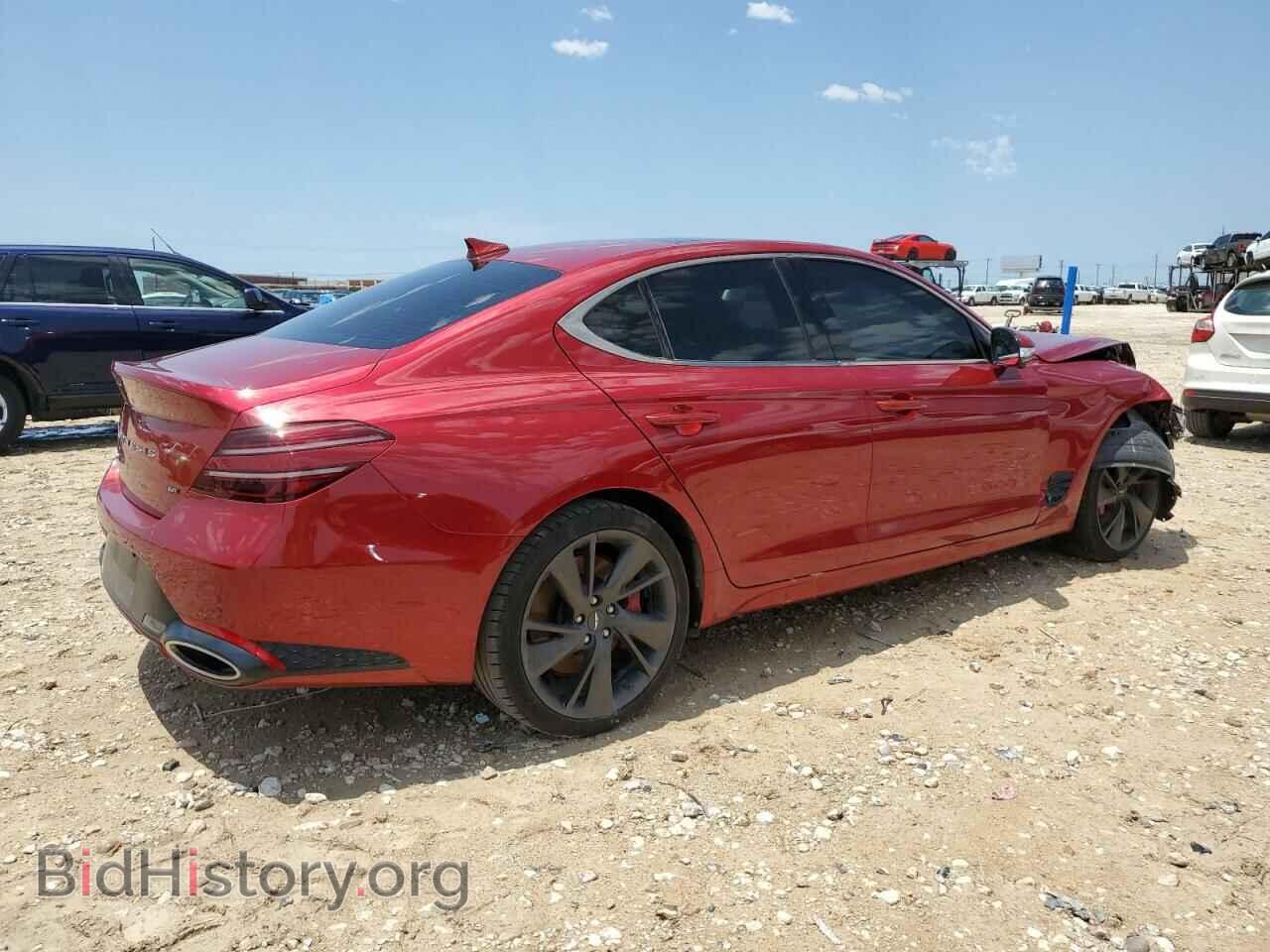 2022 GENESIS G70 BASE - VIN: KMTG54TE9NU100856 - Фото 3