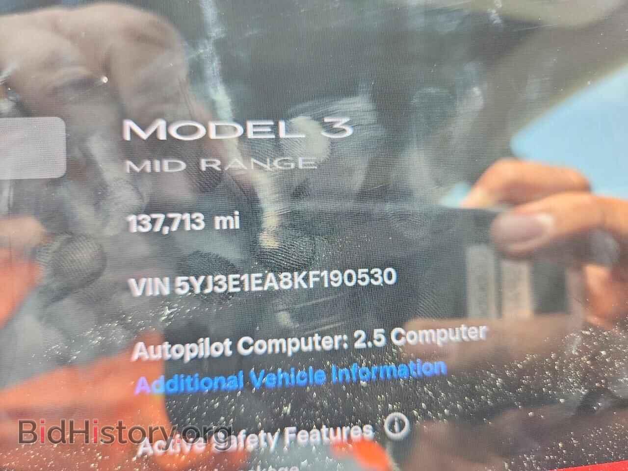 2019 TESLA MODEL 3 - VIN: 5YJ3E1EA8KF190530 - Photo 9