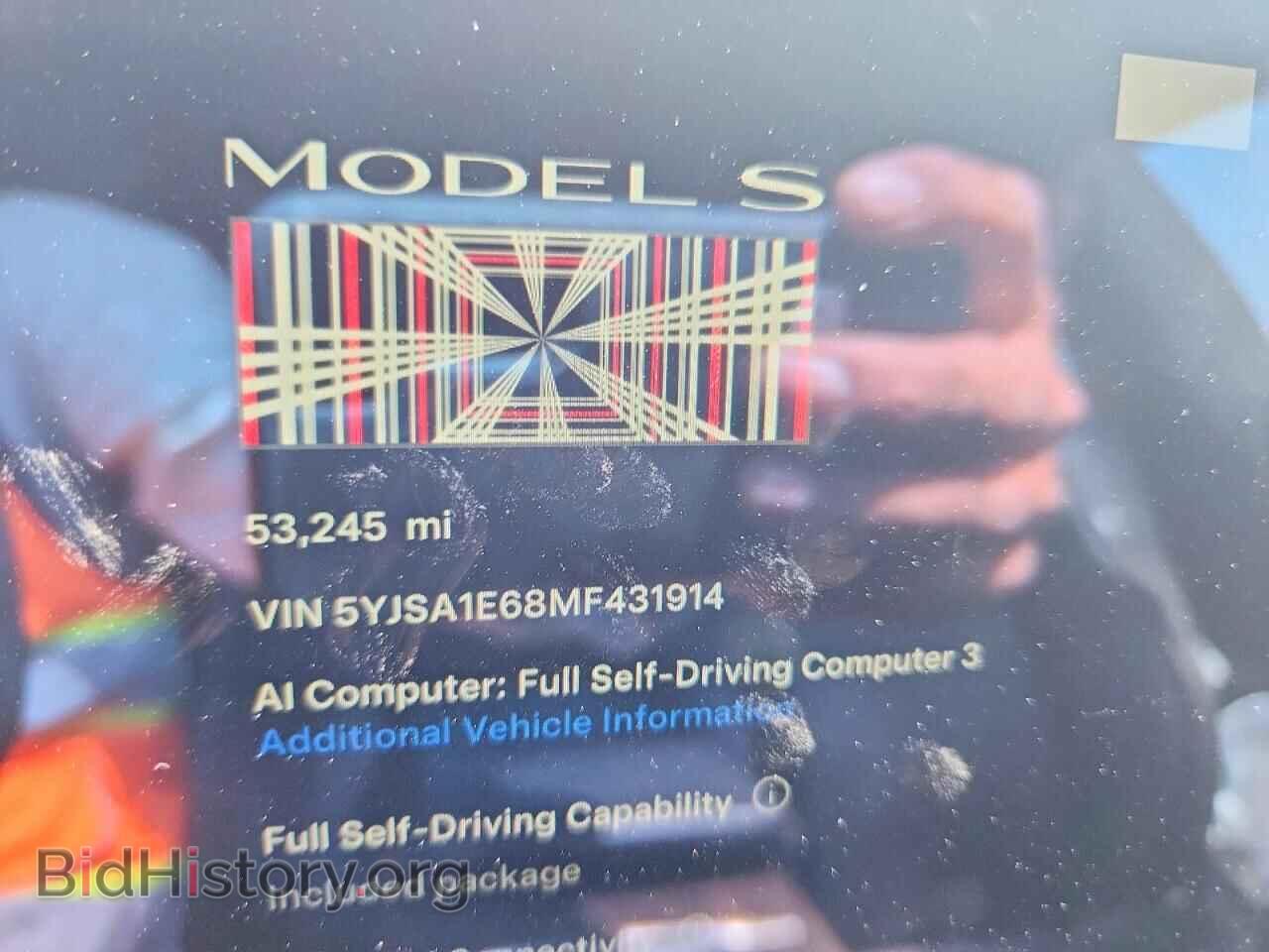 2021 TESLA MODEL S - VIN: 5YJSA1E68MF431914 - Photo 9