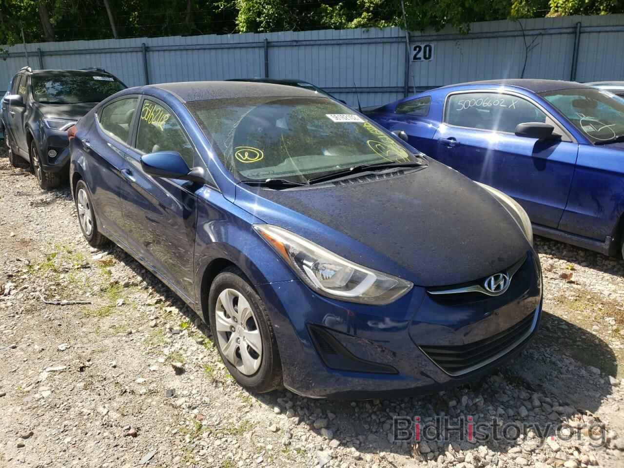 Фотография 5NPDH4AEXGH702710 - HYUNDAI ELANTRA 2016