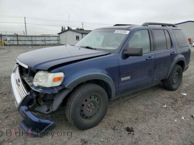 2007 Ford EXPLORER XLT, синий — VIN 1FMEU73E17UB25517, Copart