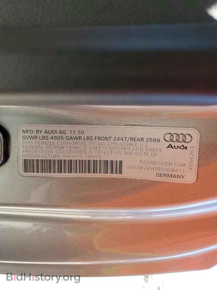 2011 AUDI A5 - VIN: WAUJFAFH3BN008411 - Photo 12