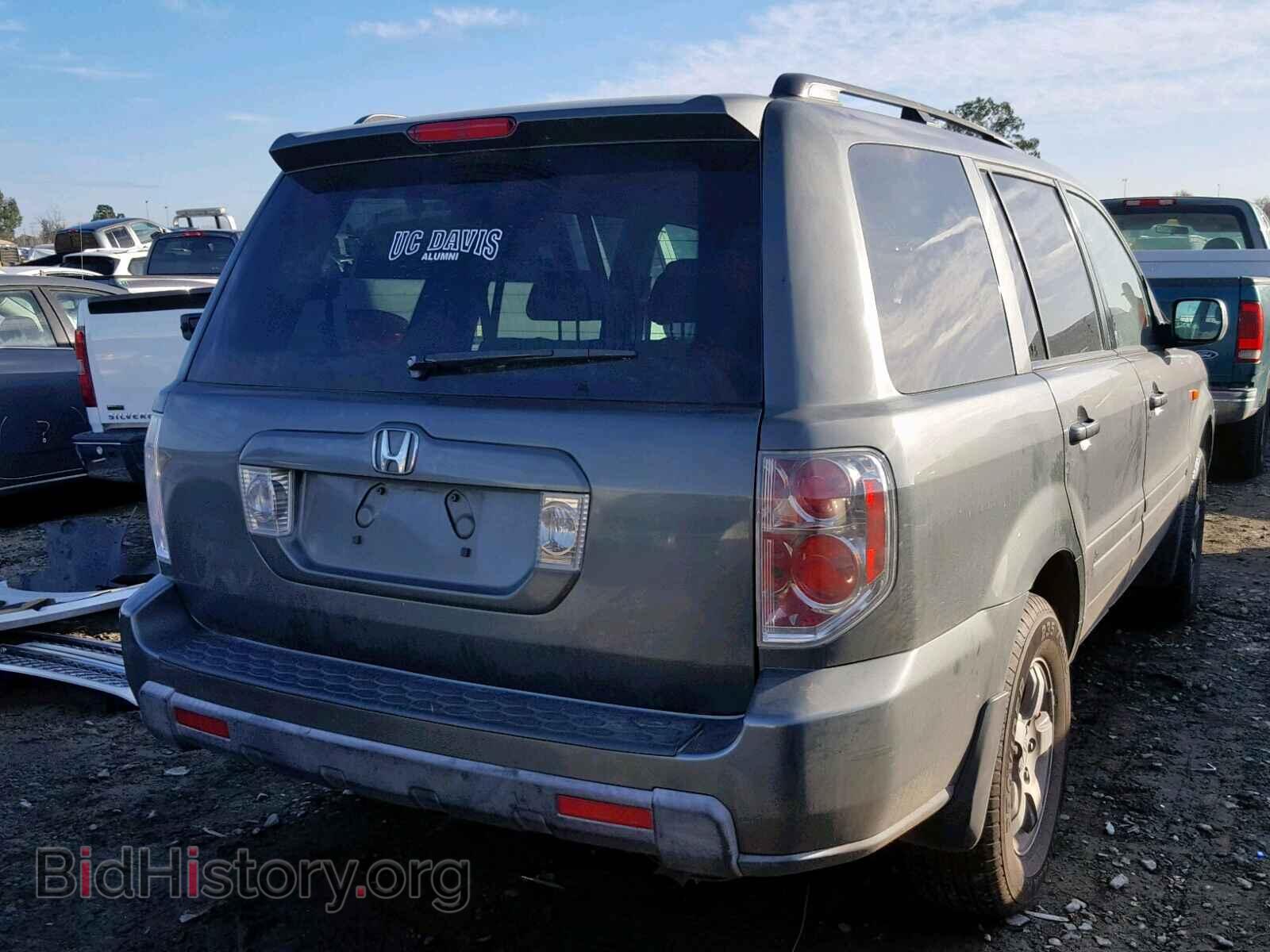 2008 HONDA PILOT EX - VIN: 5FNYF28458B021623 - Photo 4