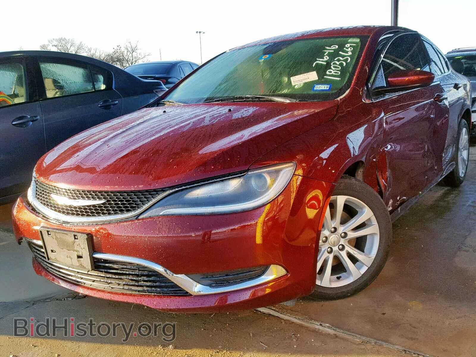2016 CHRYSLER 200 - VIN: 1C3CCCAB1GN150495 - Фото 2