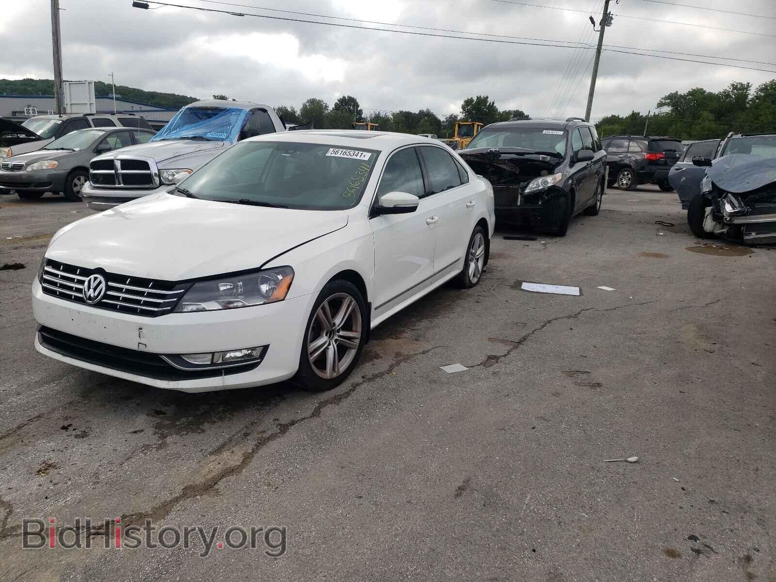 2014 VOLKSWAGEN PASSAT - VIN: 1VWCN7A37EC009412 - Фото 2