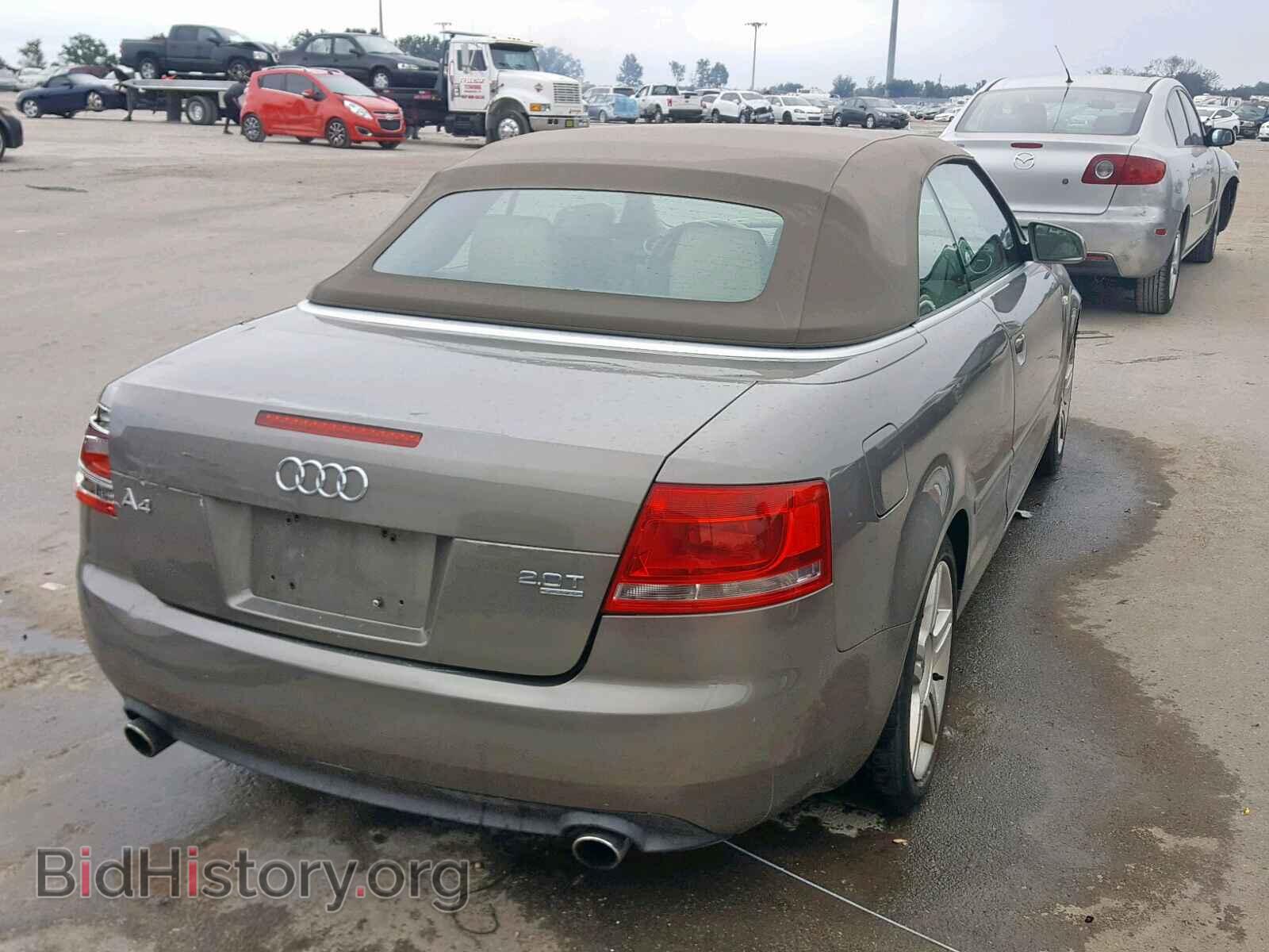2007 AUDI A4 - VIN: WAUDF48H27K031196 - Фото 4