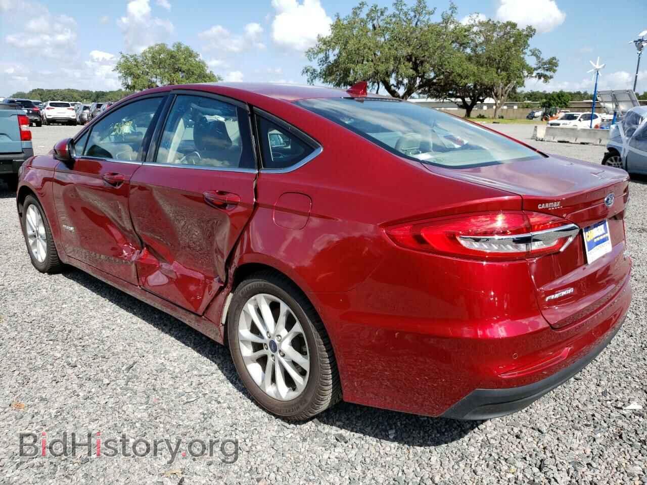 2019 FORD FUSION - VIN: 3FA6P0LU7KR124621 - Фото 2