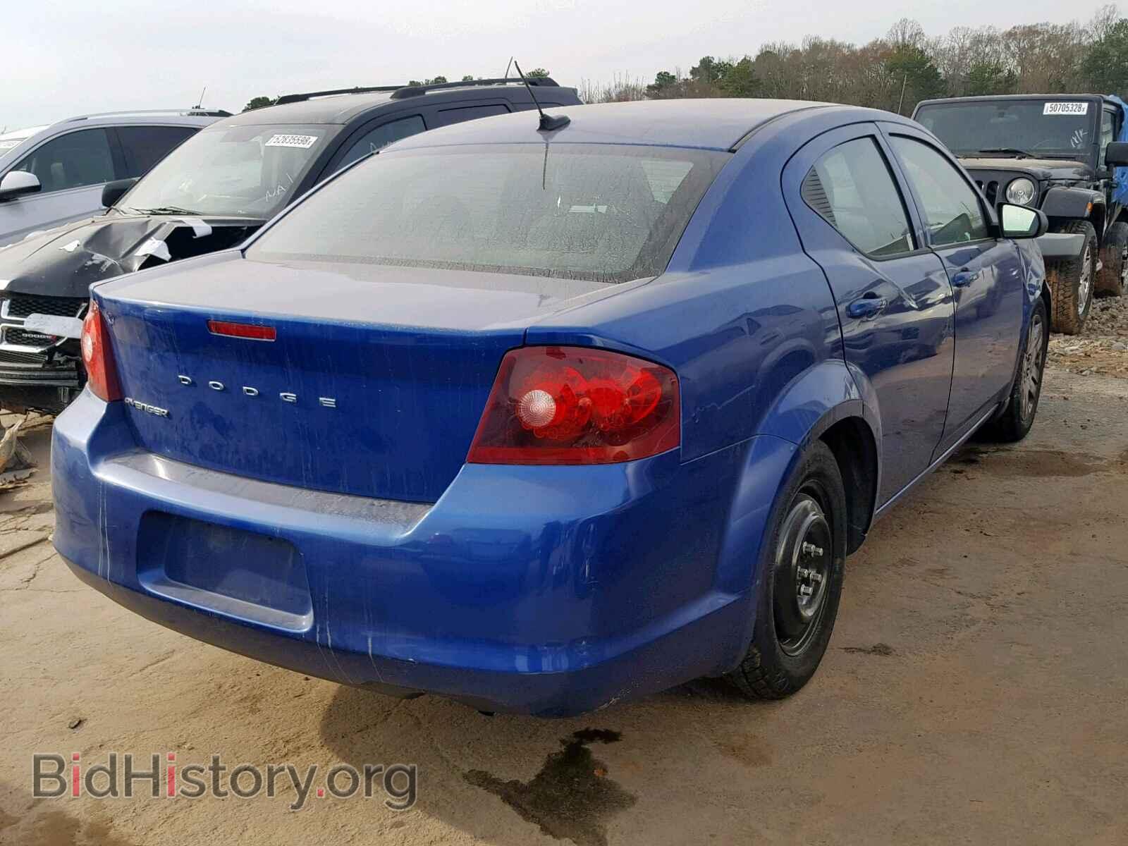 2012 DODGE AVENGER - VIN: 1C3CDZABXCN227620 - Фото 4