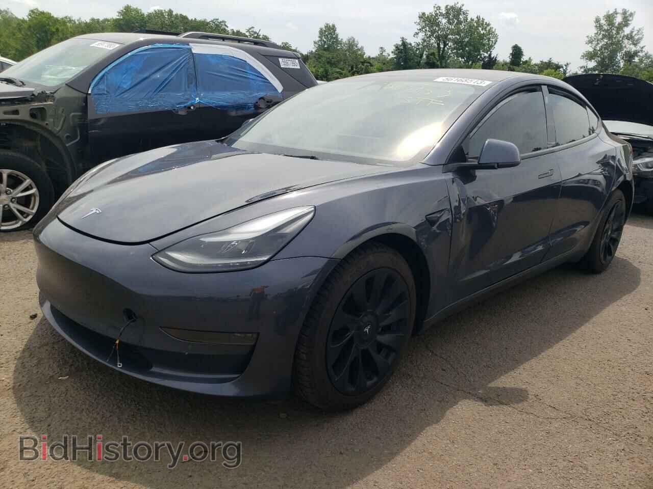 Photo 5YJ3E1EA8NF208075 - TESLA MODEL 3 2022
