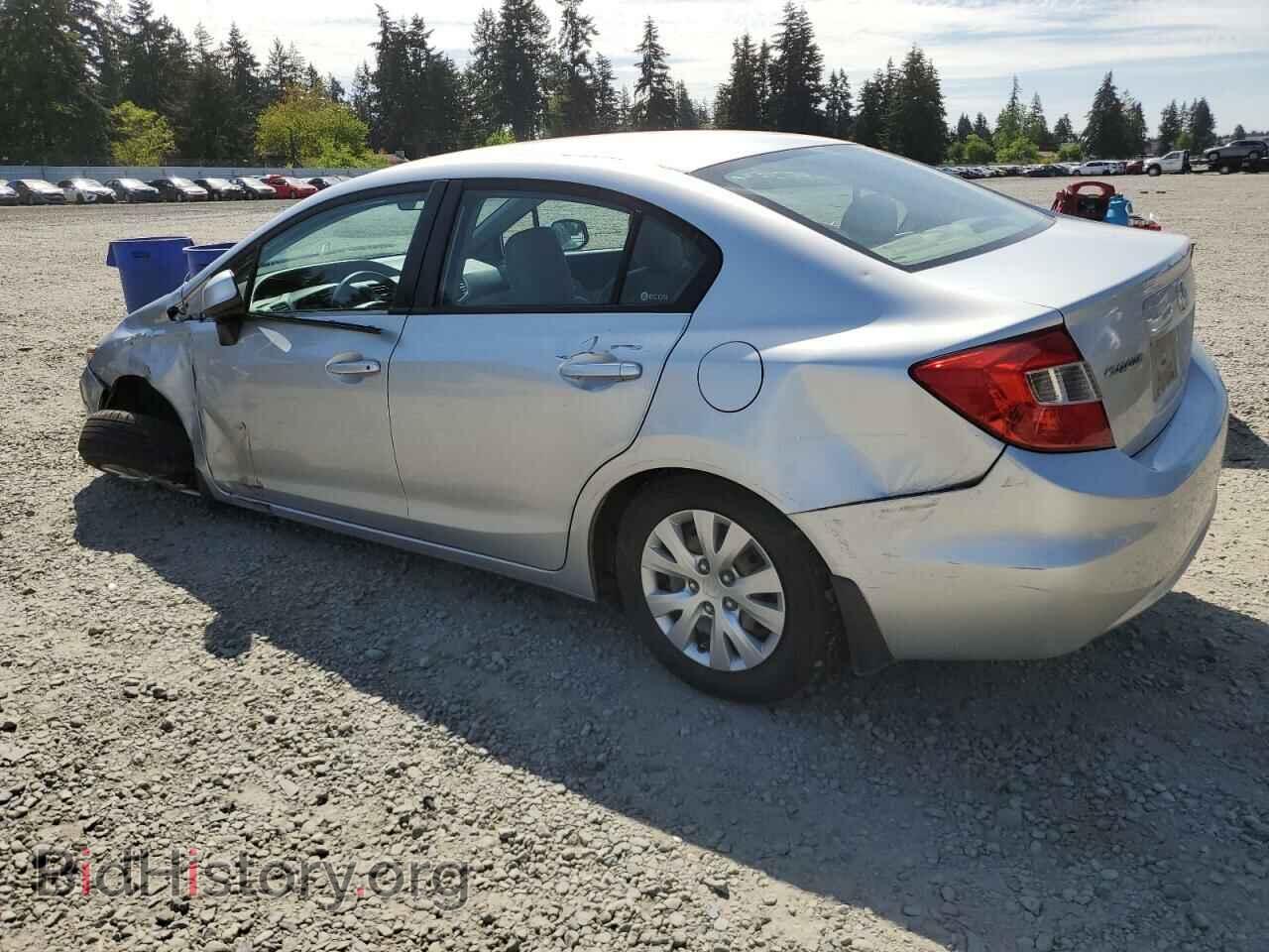 2012 HONDA CIVIC - VIN: 2HGFB2F56CH602860 - Фото 2
