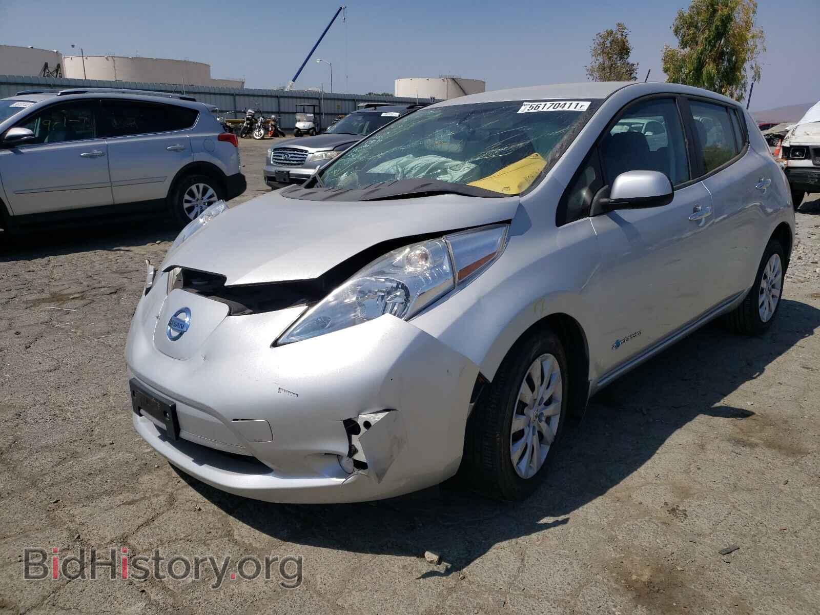 2015 NISSAN LEAF - VIN: 1N4AZ0CP9FC313161 - Фото 2