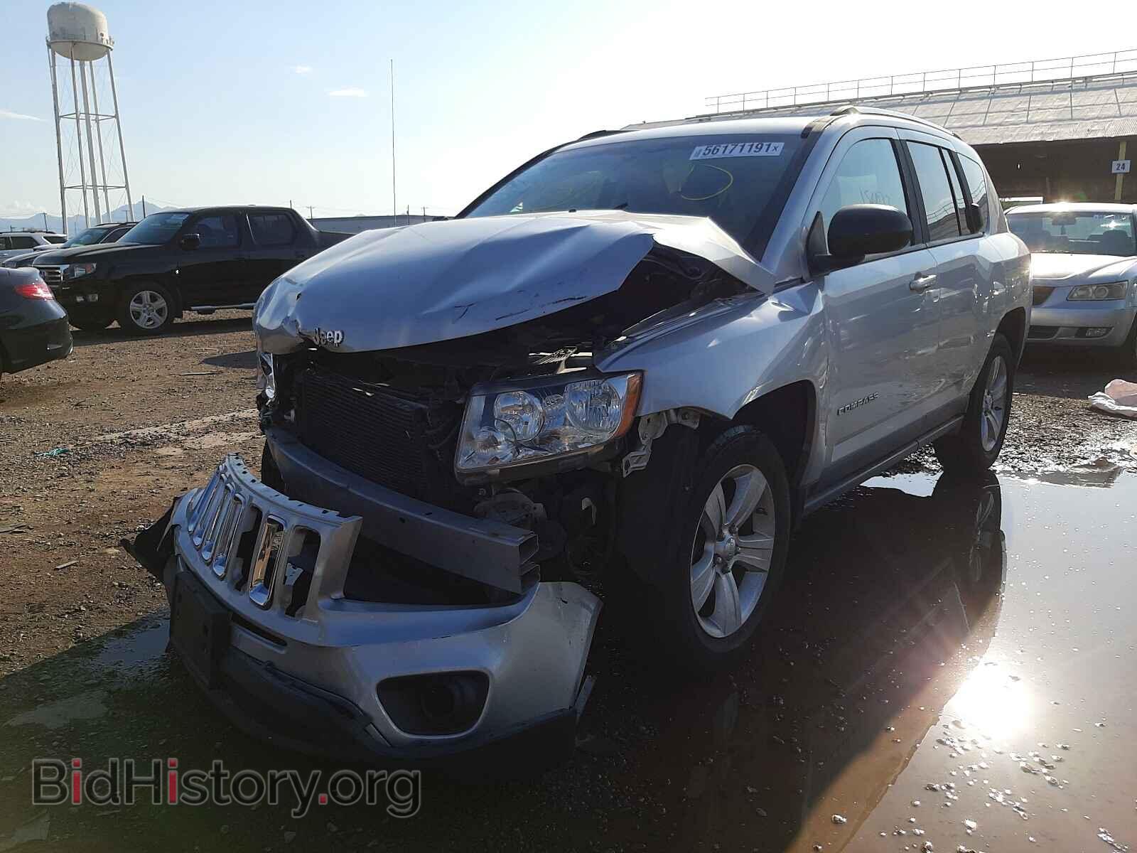 2011 JEEP COMPASS - VIN: 1J4NF1FB5BD281575 - Фото 2