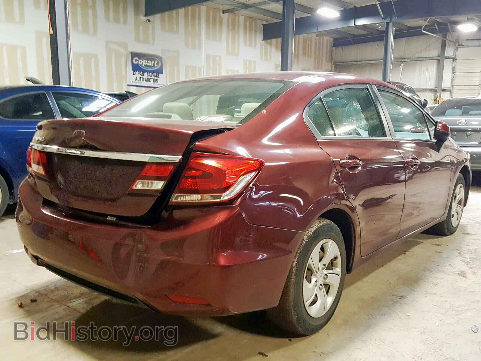 2013 HONDA CIVIC LX - VIN: 19XFB2F57DE294495 - Фото 4