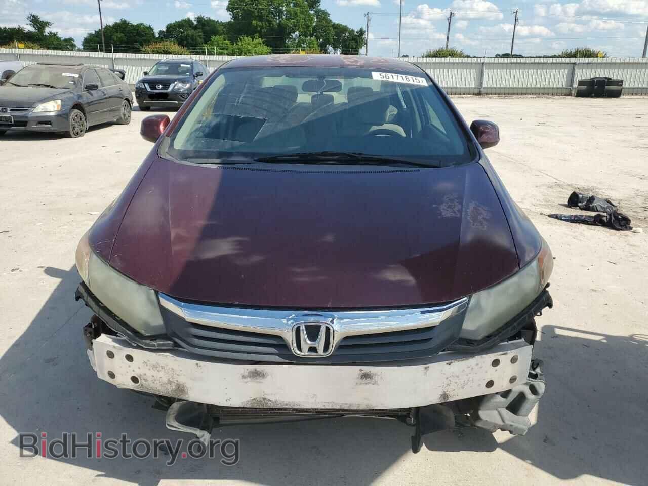 2012 HONDA CIVIC - VIN: 2HGFB2F54CH535840 - Фото 5