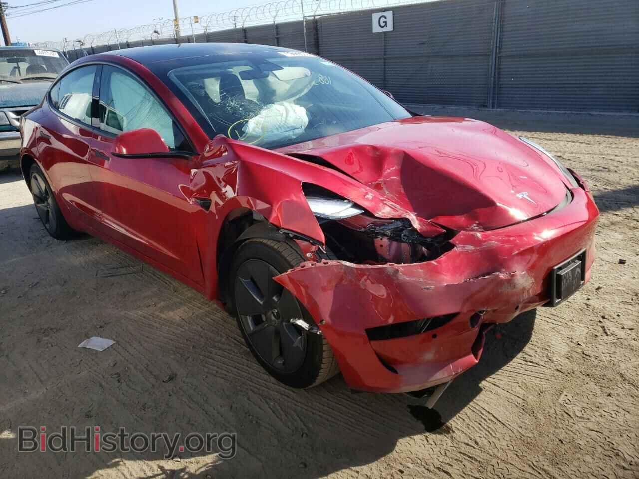 Photo 5YJ3E1EA5NF185256 - TESLA MODEL 3 2022