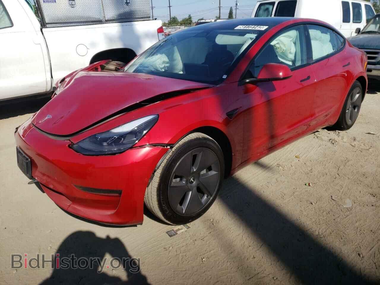 2022 TESLA MODEL 3 - VIN: 5YJ3E1EA5NF185256 - Фото 2