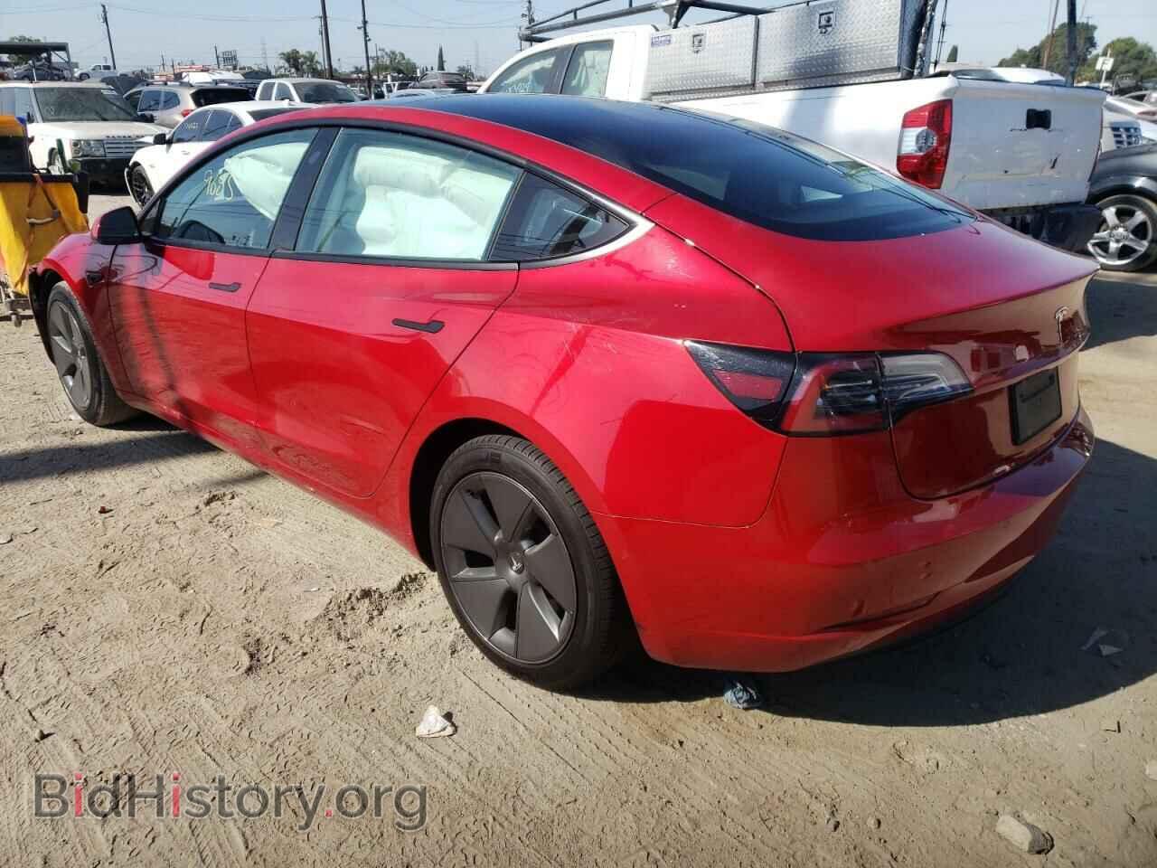 2022 TESLA MODEL 3 - VIN: 5YJ3E1EA5NF185256 - Фото 3