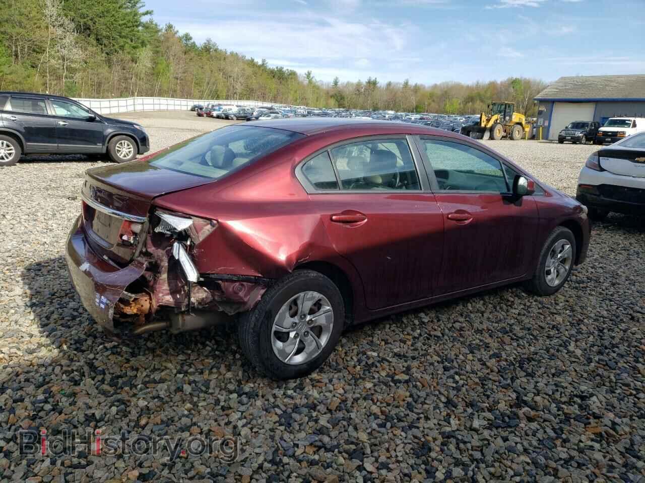 2013 HONDA CIVIC - VIN: 2HGFB2F57DH600083 - Фото 3