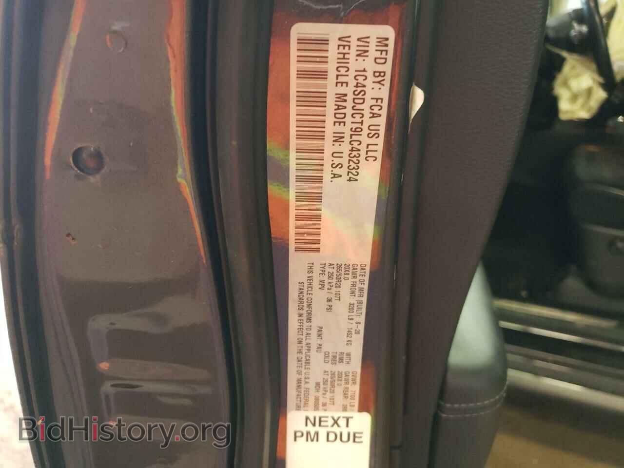 2020 DODGE DURANGO - VIN: 1C4SDJCT9LC432324 - Фото 13