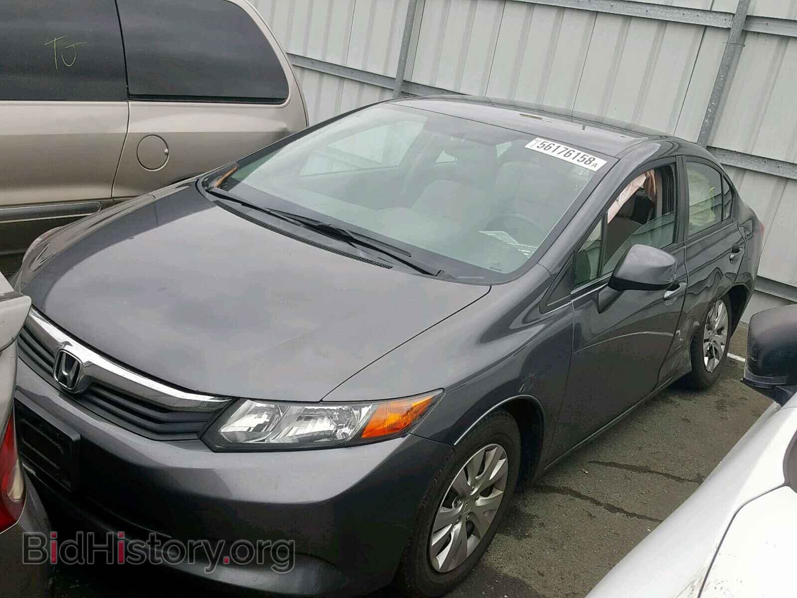 2012 HONDA CIVIC LX - VIN: 2HGFB2E53CH571732 - Фото 2
