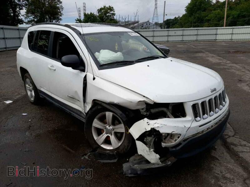 2012 Jeep COMPASS Compass LA (VIN 1C4NJCEA6CD642953) — photo 1 of 10, Copart, damage: front end