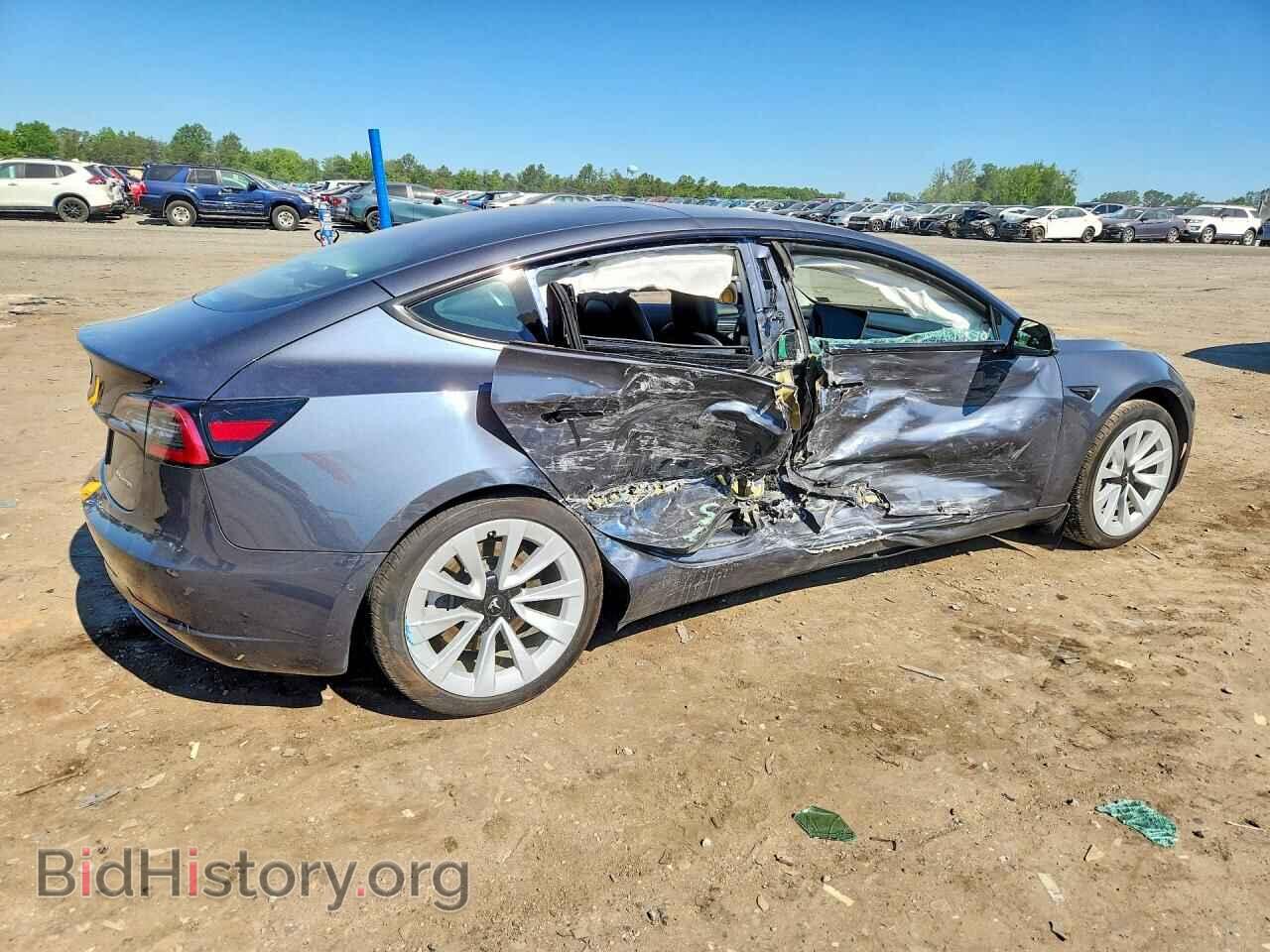 2022 TESLA MODEL 3 - VIN: 5YJ3E1EB6NF129352 - Фото 3