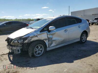 2011 Toyota PRIUS, серебристый — VIN JTDKN3DU7B5364169, Copart