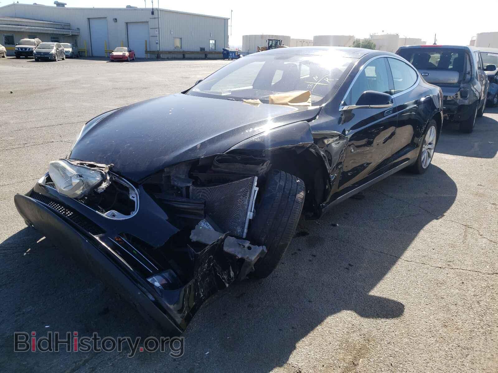 2014 TESLA MODEL S - VIN: 5YJSA1H12EFP44863 - Фото 2