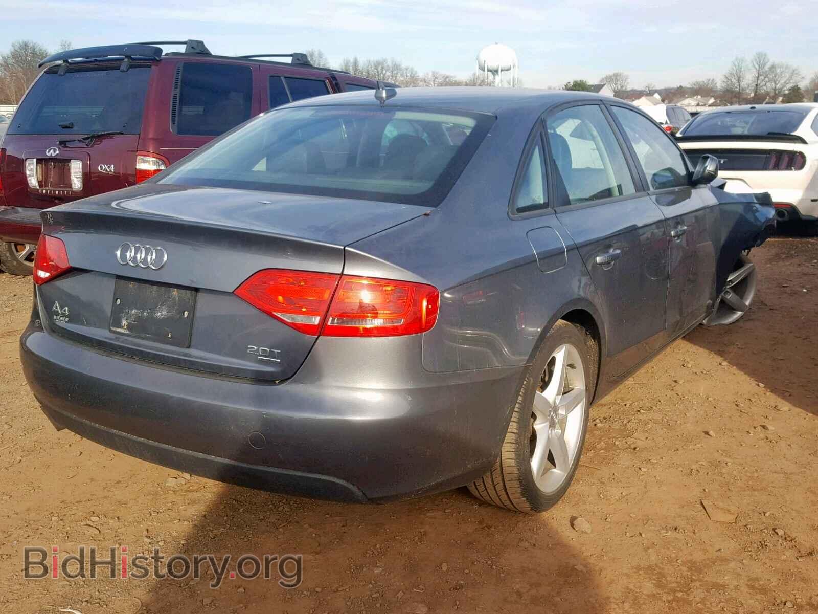 2012 AUDI A4 - VIN: WAUBFAFL2CA018137 - Фото 4