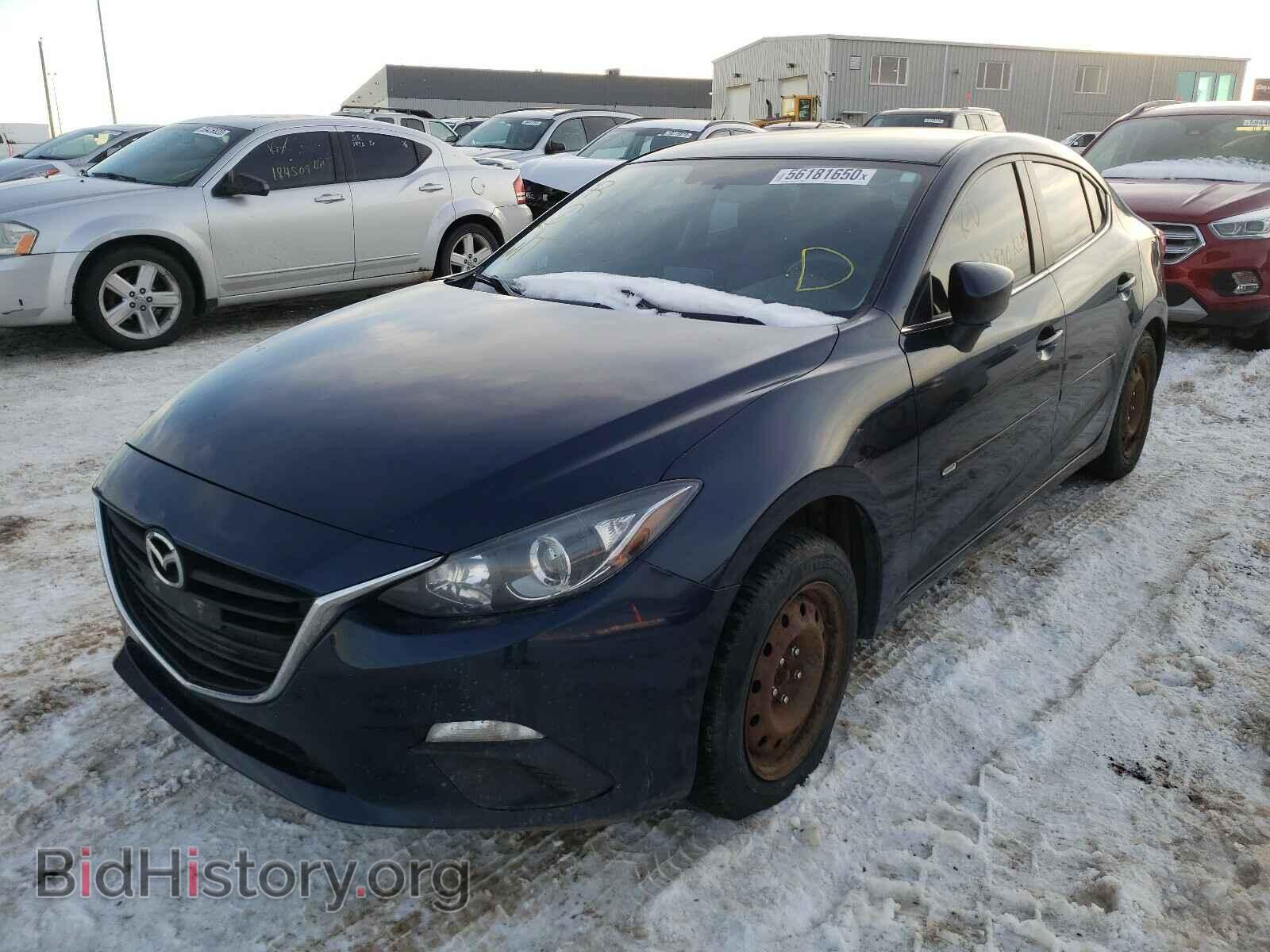 2014 MAZDA 3 - VIN: JM1BM1V79E1106439 - Фото 2
