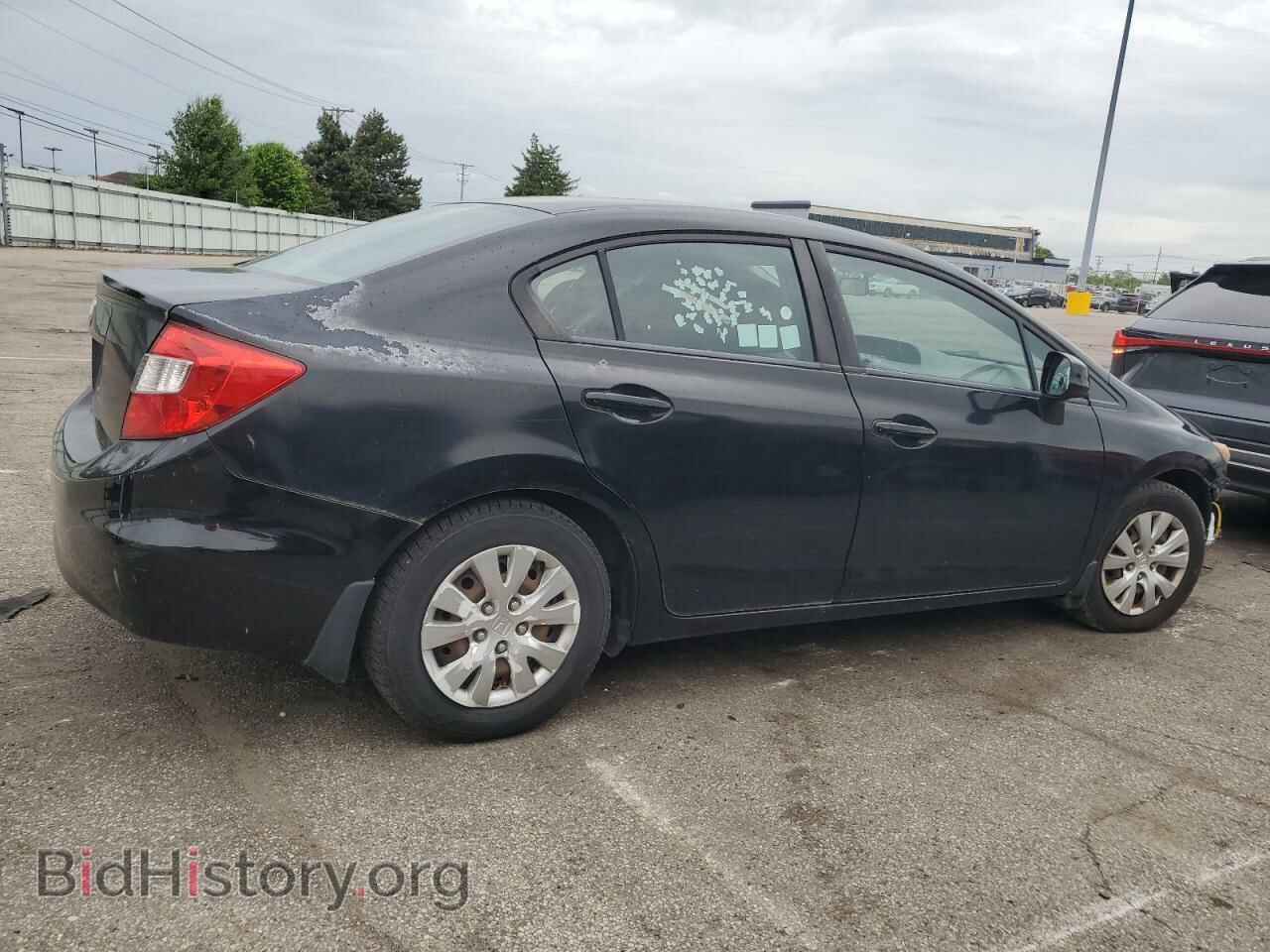 2012 HONDA CIVIC - VIN: 2HGFB2F54CH524868 - Фото 3