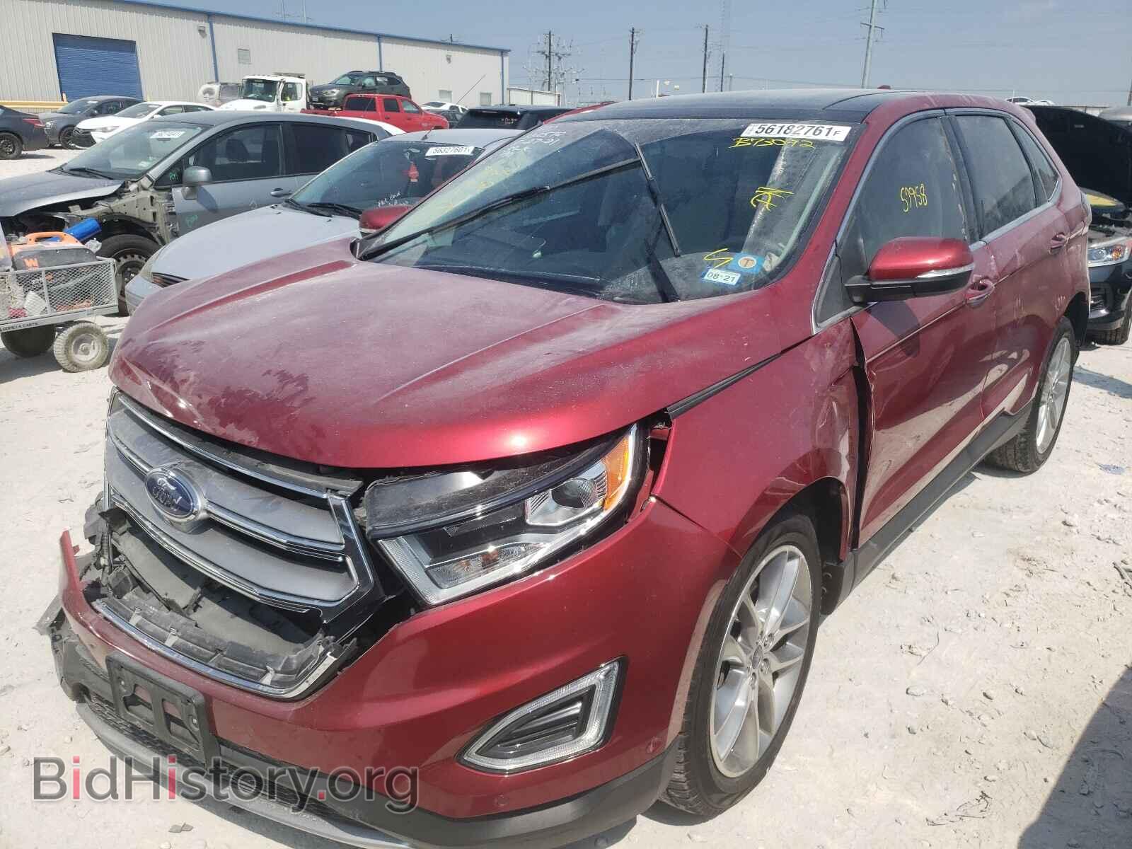 2015 FORD EDGE - VIN: 2FMPK3K85FBB73092 - Фото 2