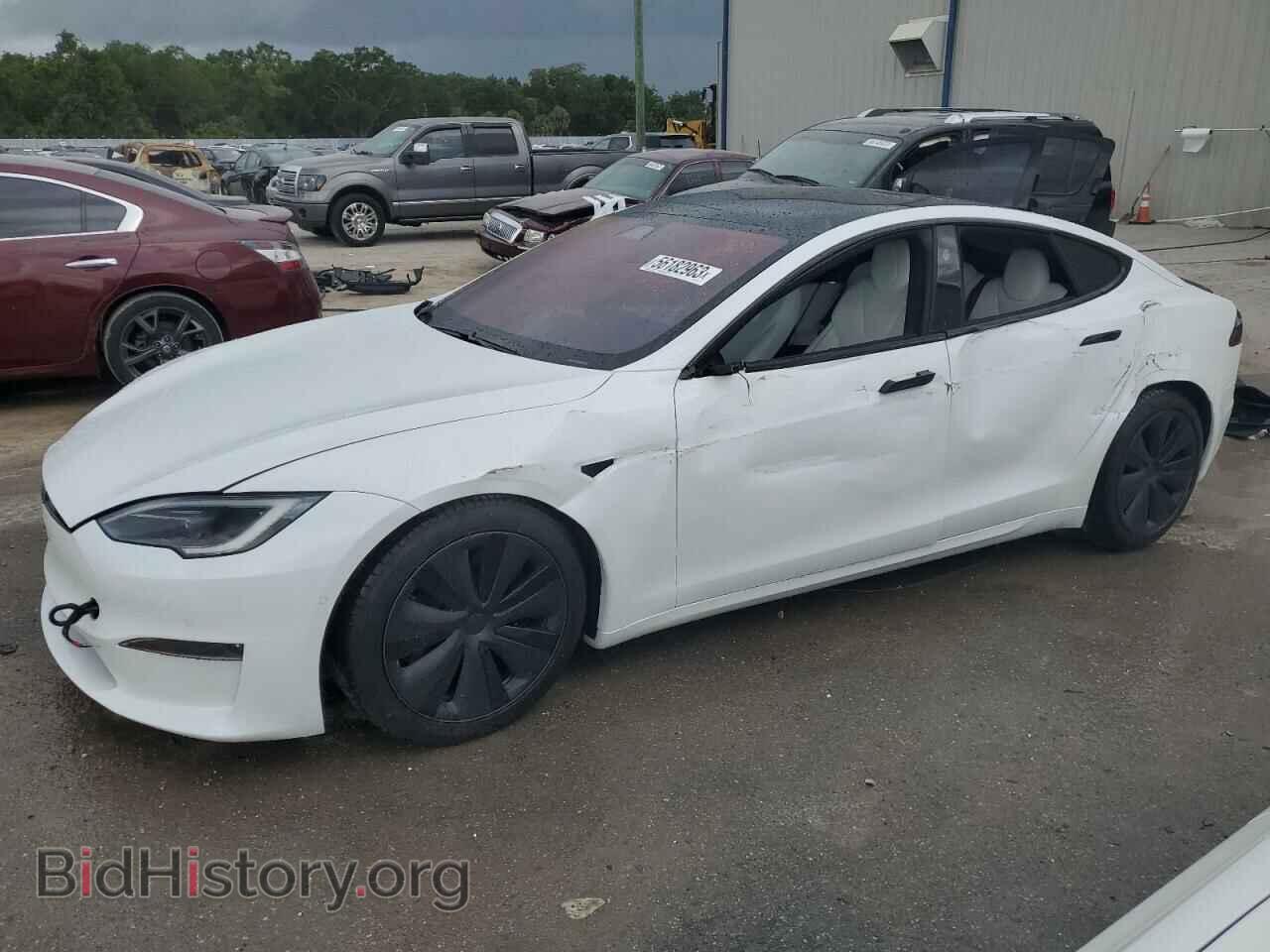 Photo 5YJSA1E60NF477416 - TESLA MODEL S 2022