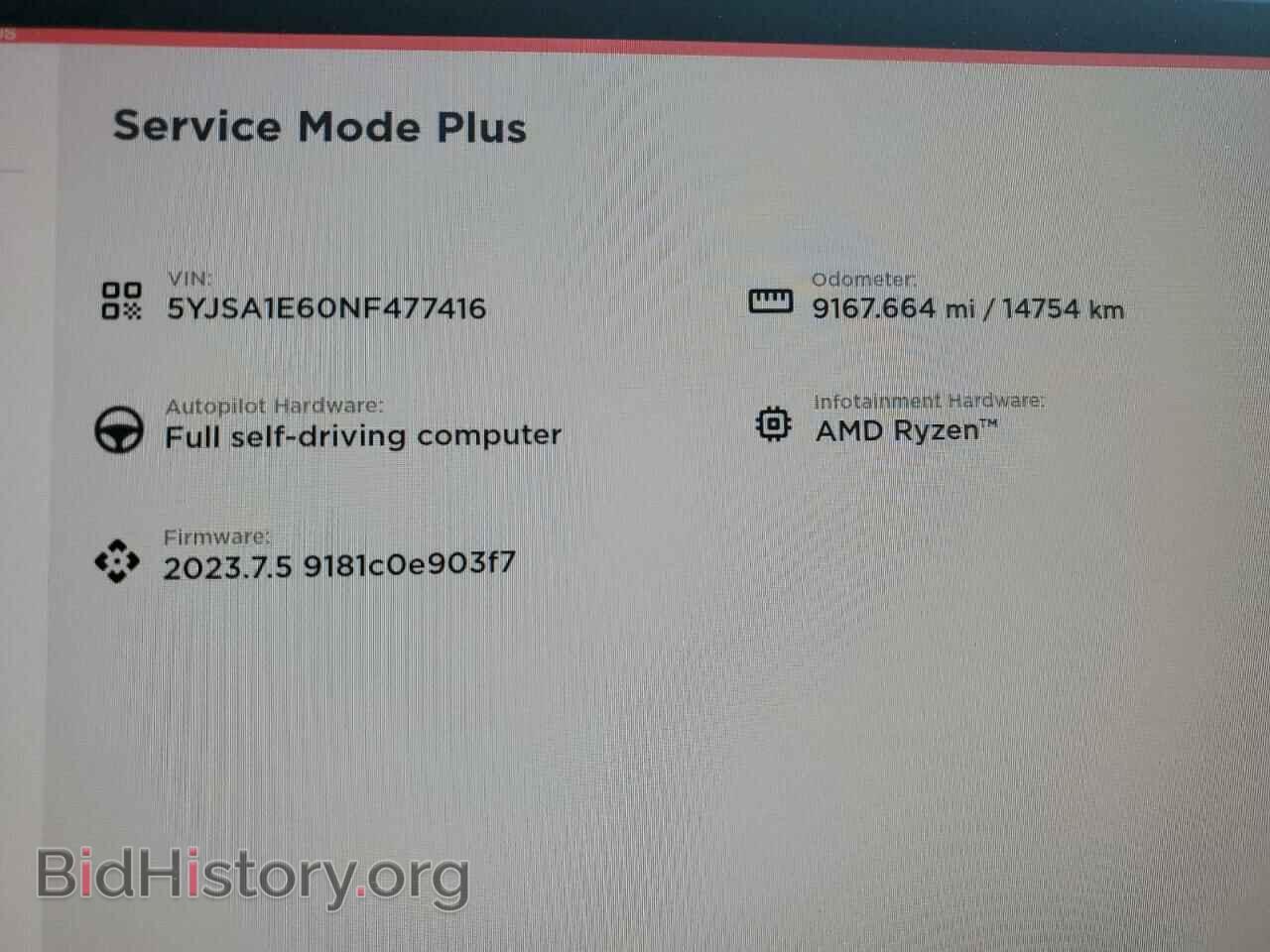 2022 TESLA MODEL S - VIN: 5YJSA1E60NF477416 - Photo 9